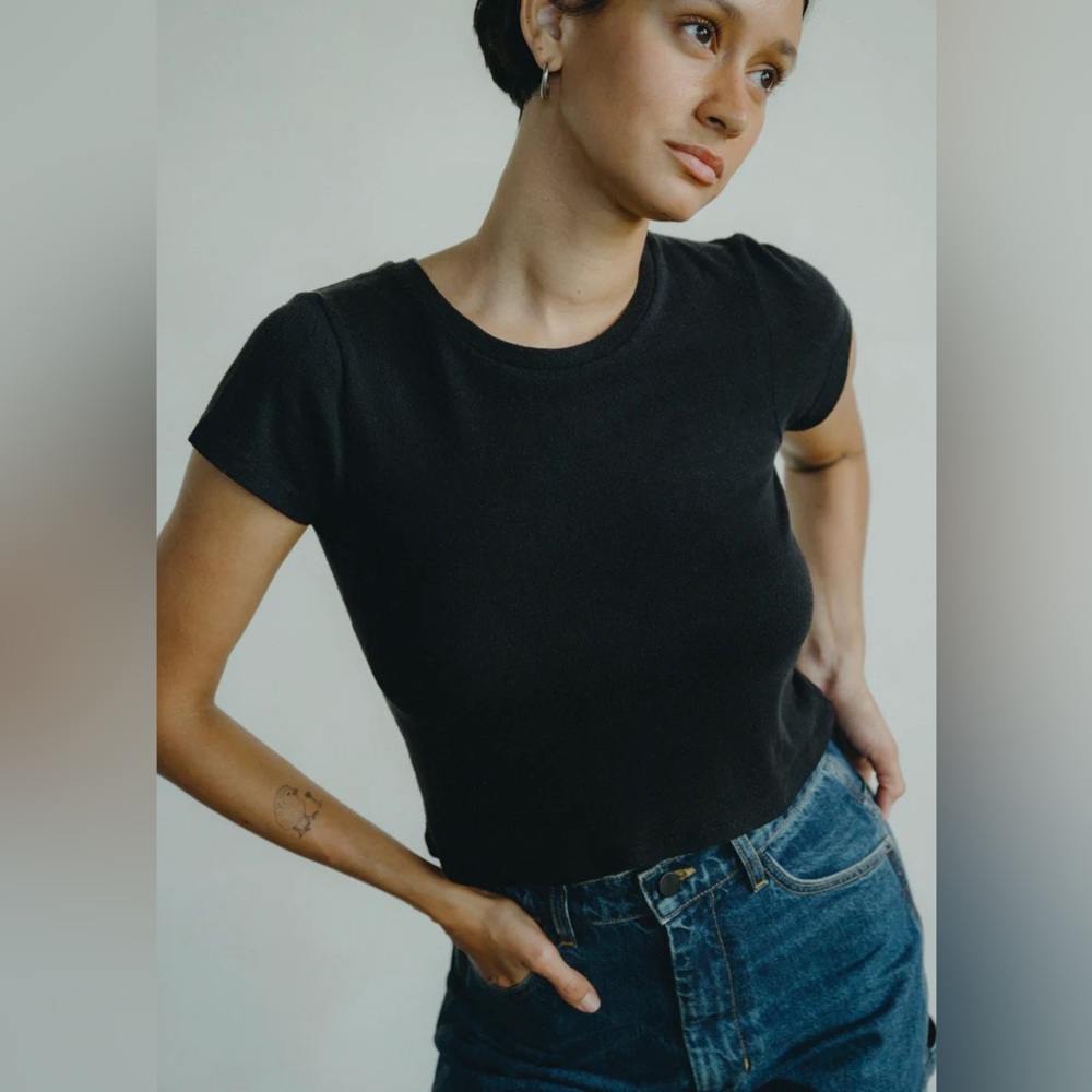 Ozma Lou Tee in Black